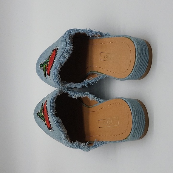 1143- Yoki Women's Mules Denim Size 8 NWT - Picture 4 of 10